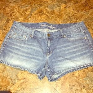 AE jean shorty shorts size 18